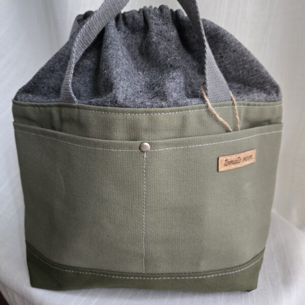 Oberon Bucket - Army Green Canvas